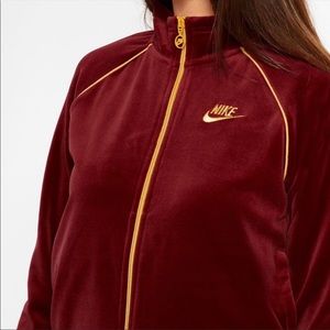 nike velvet jacket